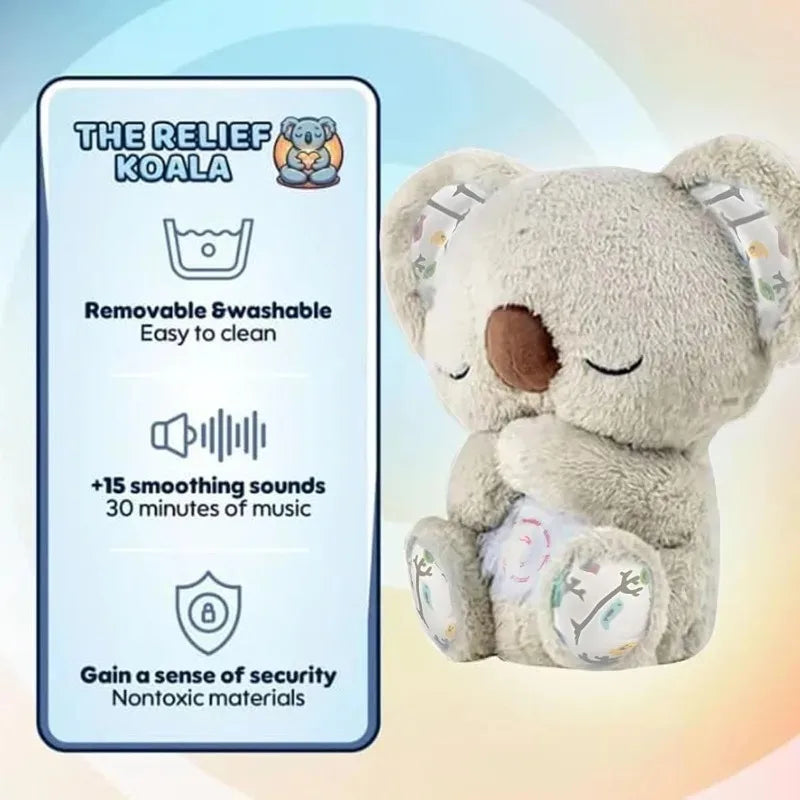 CalmBear breathing sounds sleep toy for kids - Lisso